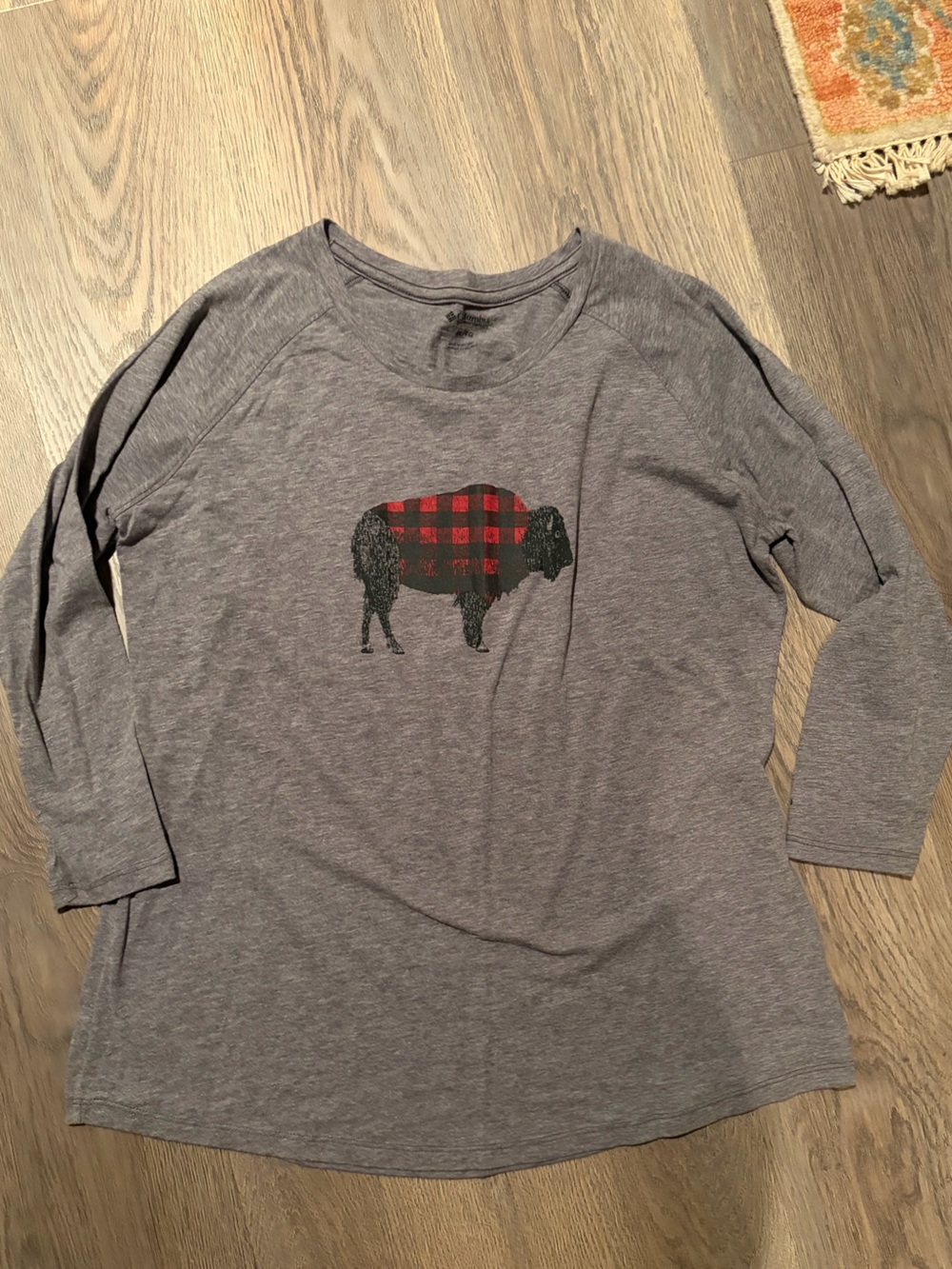 Columbia Gray 3/4 Sleeve Tee